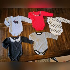 Long Sleeves Bodysuit, Scottie theme
